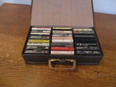 24-Vintage-Rock-Music-Cassette-Tapes-Lot