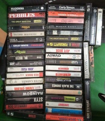 Random-Music-Genre-Cassette-Tape-Lot-Of-43